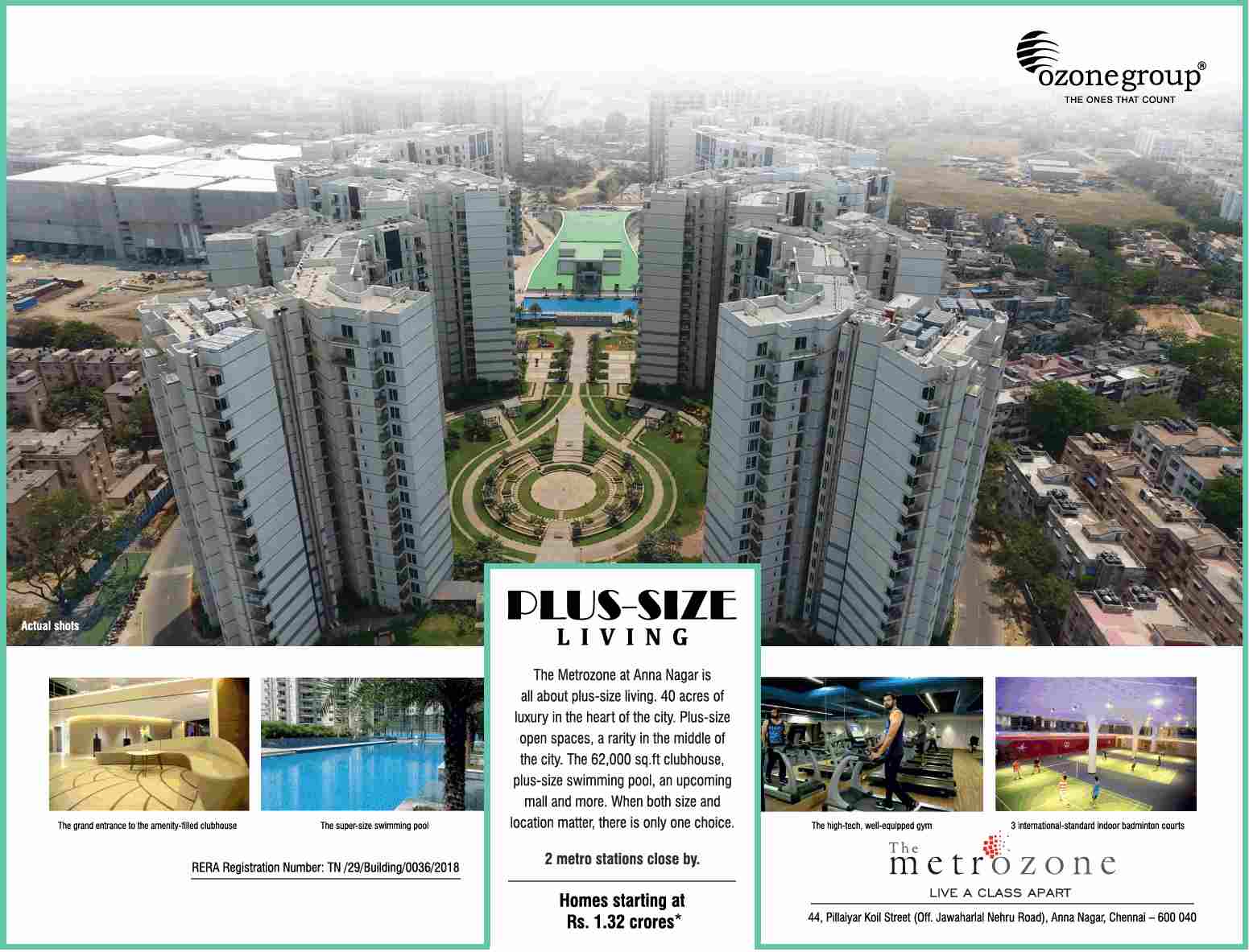 Live plus-size life in the middle of the city at Ozone The Metrozone in Chennai